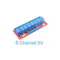 High/Low Level Trigger Relay Module 1/2/4/8 Channel 5V12V24V Home Intelligent Control Module With Optocoupler Isolation Output