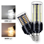 30W LED E27/E26 Corn Light Bulb E14 Chandelier Lamp B22 Ceiling Bulbs AC 85-265V No Flicker For Home Living Room Cold/Warm White