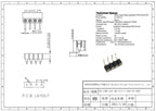 1P-40P 2.54mm Round Hole Right Angle Single Row 0.1" Breakable Stackable PCB IC Crystal Transistor Female Tin Pin Header Socket