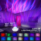 RGB Projection Night Lights Aurora Starry Northern Light Projector Atmosphere Lamp USB Plug Remote Control for Room Party Decor