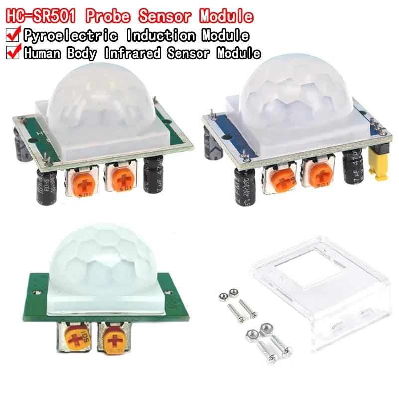 HC-SR501 Adjust IR Pyroelectric Infrared PIR Motion Sensor Detector Module arduino for raspberry pi kits   Case