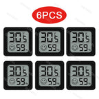 6-10PCS Mini LCD Digital Thermometer Hygrometer Indoor Room Temperature Humidity Meter Sensor Gauge Weather Station