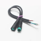 20CM M8 2 3 4 5 6 Pin Electric Bicycle Butt Plug Connector Wiring Line Scooter Brake Cable Pluger Signal Connecting Sensor