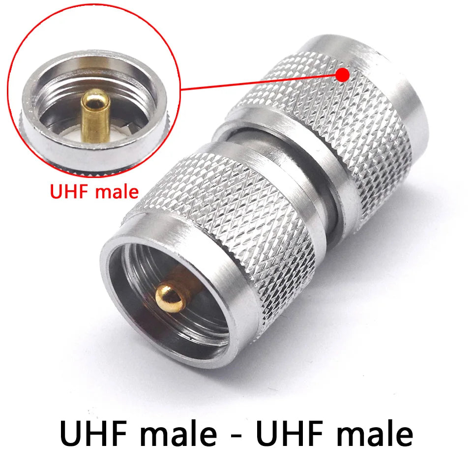 1/2/4/10pcs RF connector UHF-JKW UHF N-S male and female UHF/N-KJ M female elbow 90 degree SL16/SO239 right angle RF adapter L
