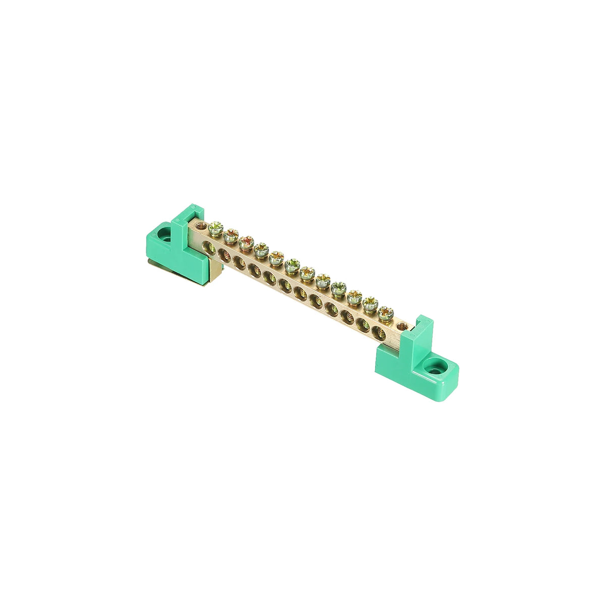 1/2/4Pcs Terminal Ground Bar Screw Block Barrier Brass 4/6/8/10/12 Positions Distribution Terminals Ground Brass Block Connector