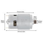 RS775 DC Motor High Power Reciprocating Saw Motor with 11Tooth Gear for Electric Saber Saw Handheld Cutting Lithium Electric Saw
