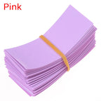 100pcs Li-ion 18650 Battery Wrap PVC Heat Shrink Tubing Precut For Battery Film Tape Battery Cover Shrinking Tube