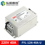 EMI Power Filter Fyln-12N-30A-U Universal 3-Phase Filter 30A 380V AC Power Electromagnetic Inverter Servo Filter