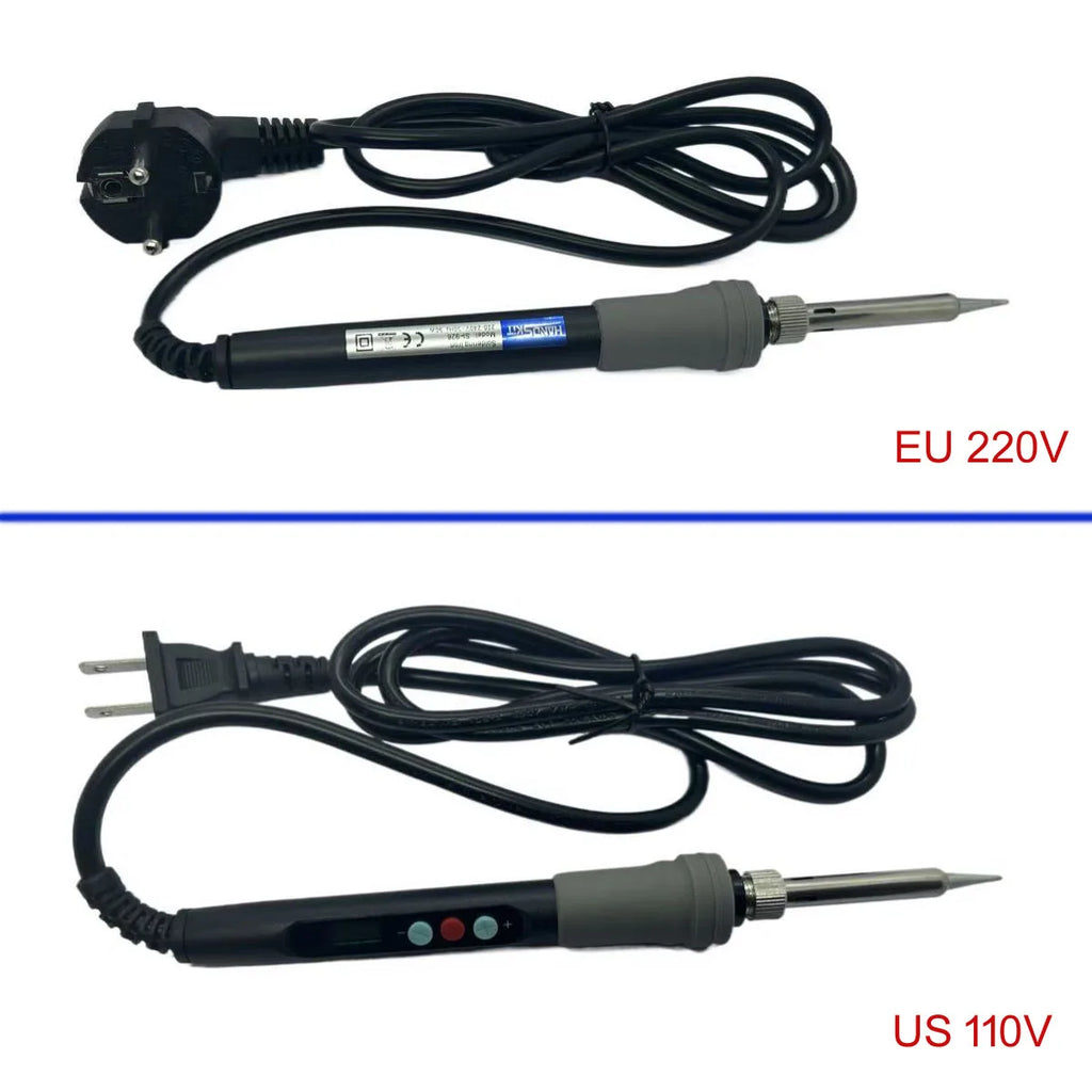 90W Electric Soldering Iron  Adjustable Temperature Digital  LED Display Electronic Welding Repair Tools Solder Tin Iron Tips