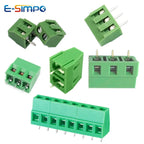 100pcs KF128-2.54/3.5/3.81/5.0/5.08/7.62 2P/3P Spliceable 5.0mm 5.08mm 7.62mm Pitch Straight PCB Screw Terminal Block Connector