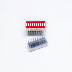 10pcs Multi-Color LED Display Bargraph Light 10 Segments Red Blue Yellow White Green Single Color Battery Level Bar Graph DIY