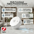 Zigbee 24G MmWave Radar Human Presence Sensor, PIR Motion Detector, Brightness Temperature Humidity Meter, For Tuya Smart Life Z