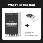 2IN 4OUT ADAU1452 Digital DSP Audio Processor BDSP2.4U MAX 2-Way Crossover Audio Tuning Board with Hardware Control Knobs