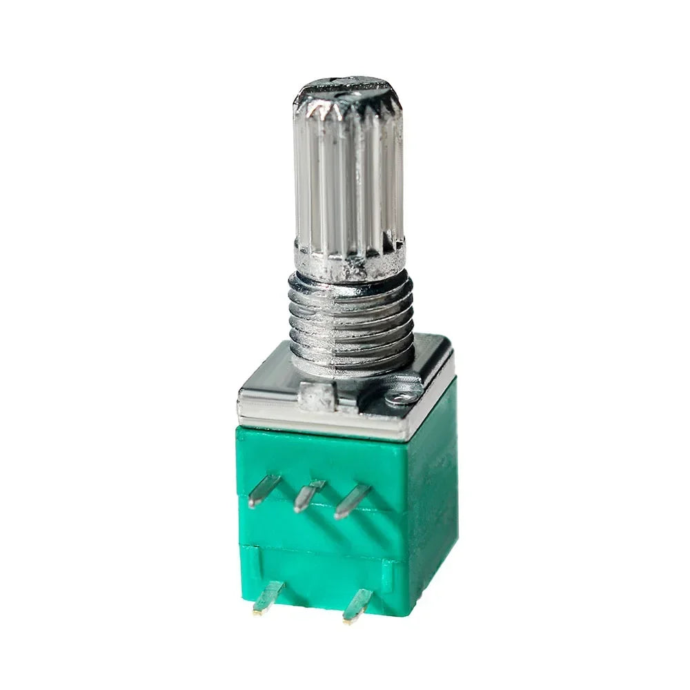 New 5PCS Volume Potentiometer Industrial Switches 5Pin 5K 10K 20K 50K 100K Switch Audio Shaft 15mm Amplifier Sealing RK097G