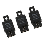 3PCS ZT607 DC12V 30A 4Pin Heavy Duty SPST Relay High Switching Capability