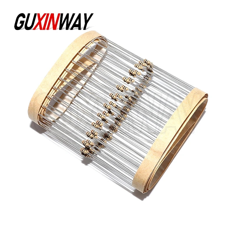 100PCS 1/8W 0.125W Carbon Film Resistor 5% 0R - 1M 10 22 47 100 150 220 270 330 470 510 1K 2.2K 4.7K 5.1K 10K 47K 100K 470K ohm