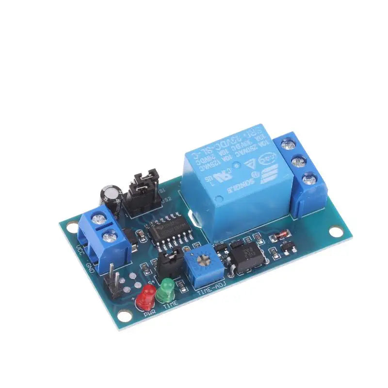 5V/12V Delay Timer Relay Module - Normally Open Trigger with Vibration Sensor for Alarm & Automation〔YY26〕
