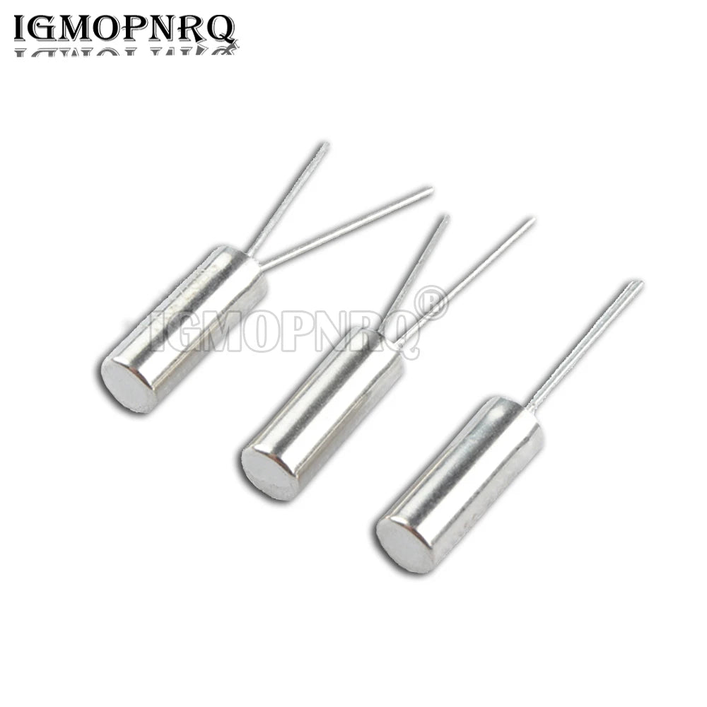 10PCS 2*6 Cylindrical Crystal Oscillator 2x6 6/8/12/16/20/24/25/26/27/32.7698 6M 8M 12M 16M 20M 24M 25M 27M 32.768M Oscillator
