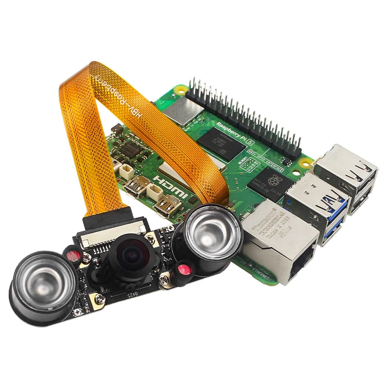 Raspberry Pi 5 8MP Camera IMX219 Sensor Chip CSI Interface 77° 130° 160° 200° Camera Webcam for Raspberry Pi 5 Zero W 2W