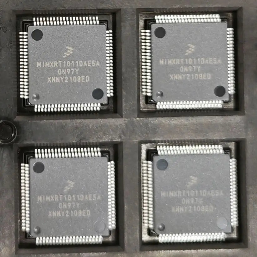 `MIMXRT1011DAE5A NXP LQFP‑64 i.MX RT1011 Crossover MCU ARM Cortex‑M7 500MHz 128KB ROM ‑40~105℃ Industrial Embedded Processor IC