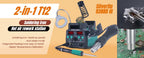 Silverflo 858D-II Hot Air Rework Station 700W Heat Gun Station With Temp.Calibration Mode for BGA PCB IC Phone Repair 220V