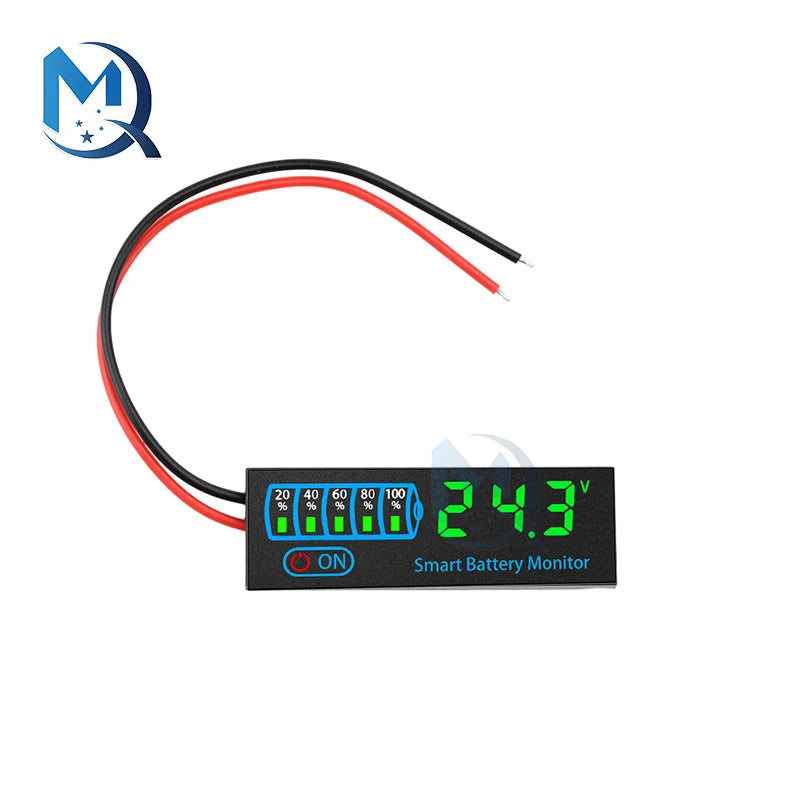 3-14S 1-7S 2-8S LED Battery Voltage Level Indicator Charge Acid/Lithium Universal 18650 Battery Charge Indicator Board DC 7-55V