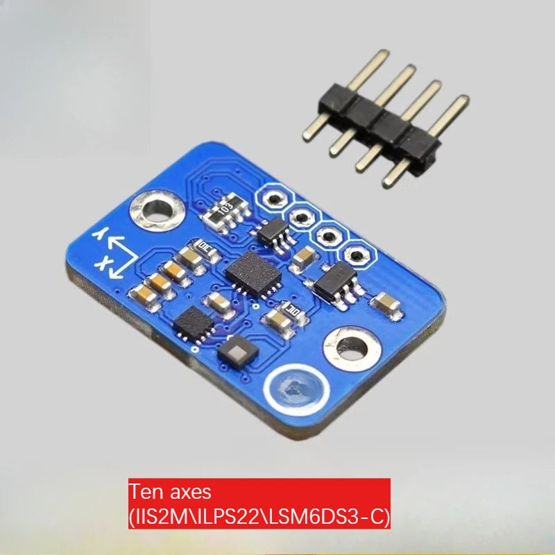 3-axis accelerometer, 3-axis gyroscope for LSM6DS3TR-C LSM6DSV320X, 6-axis inertial sensor