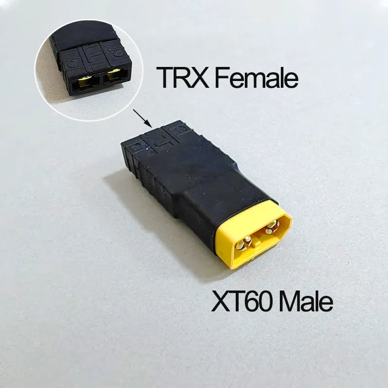 1PCS RC Battery Connector Adapter XT30 XT60 XT90 T-Plug TRX Male to Female Plug For RC LiPo Battery Charger