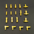 18Pcs/Box SMA Connector Kit Gold-plated Brass SMA & RP-SMA Male Female Straight Right Angle RF Coaxial Adapter Coaxial Adapter