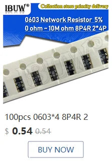 200PCS 660PCS 720PCS 4000PCS 0402 0603 0805 1206 1210 2512 SMD Resistor Kit igmopnrq Assorted Kit 10K 100K 1K 1R 100R 220R 1% 5%
