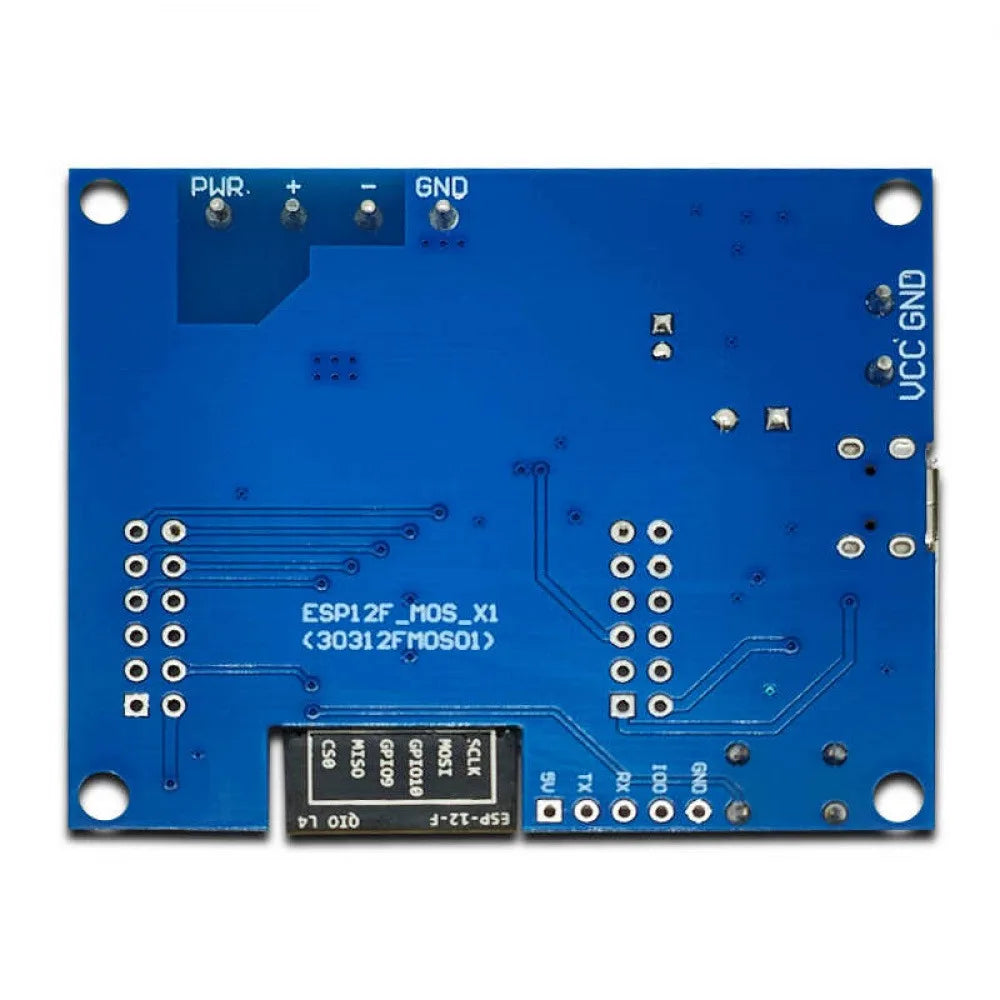 32Mbit SPI Flash Development Board DC5-80V ESP12F WiFi Relay Board 1 Way Relay Module Development Board Onbaord ESP-12F Module