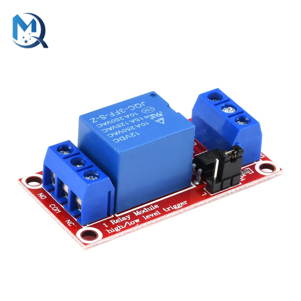 1-10pcs 5V 12V One 1 Channel Relay Module Board Shield with Optocoupler Support High and Low Level Trigger