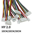 10Pcs 26AWG HY 2.0mm Pitch 2/3/4/5/6/7/8/9/10 Pin Harness Cable 10/20/30cm Single/Double Head Same Direction / Reverse Direction