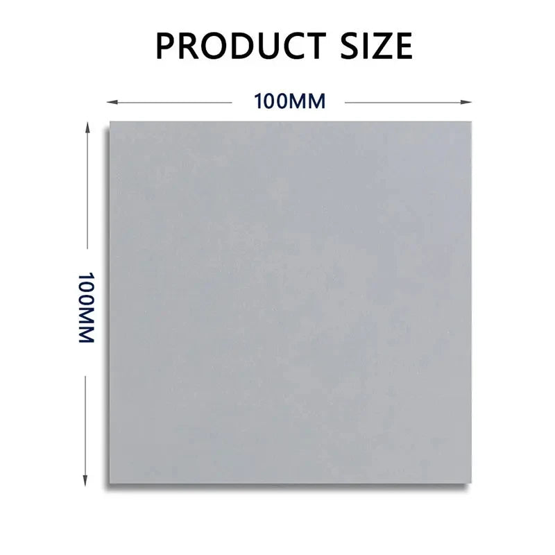 22W/mk 0.5mm 1.0mm Thermal Heat Dissipation Silicone Pad 100x100mm CPU/GPU Graphics Card Cooling Thermal Pad Silicone Grease Pad
