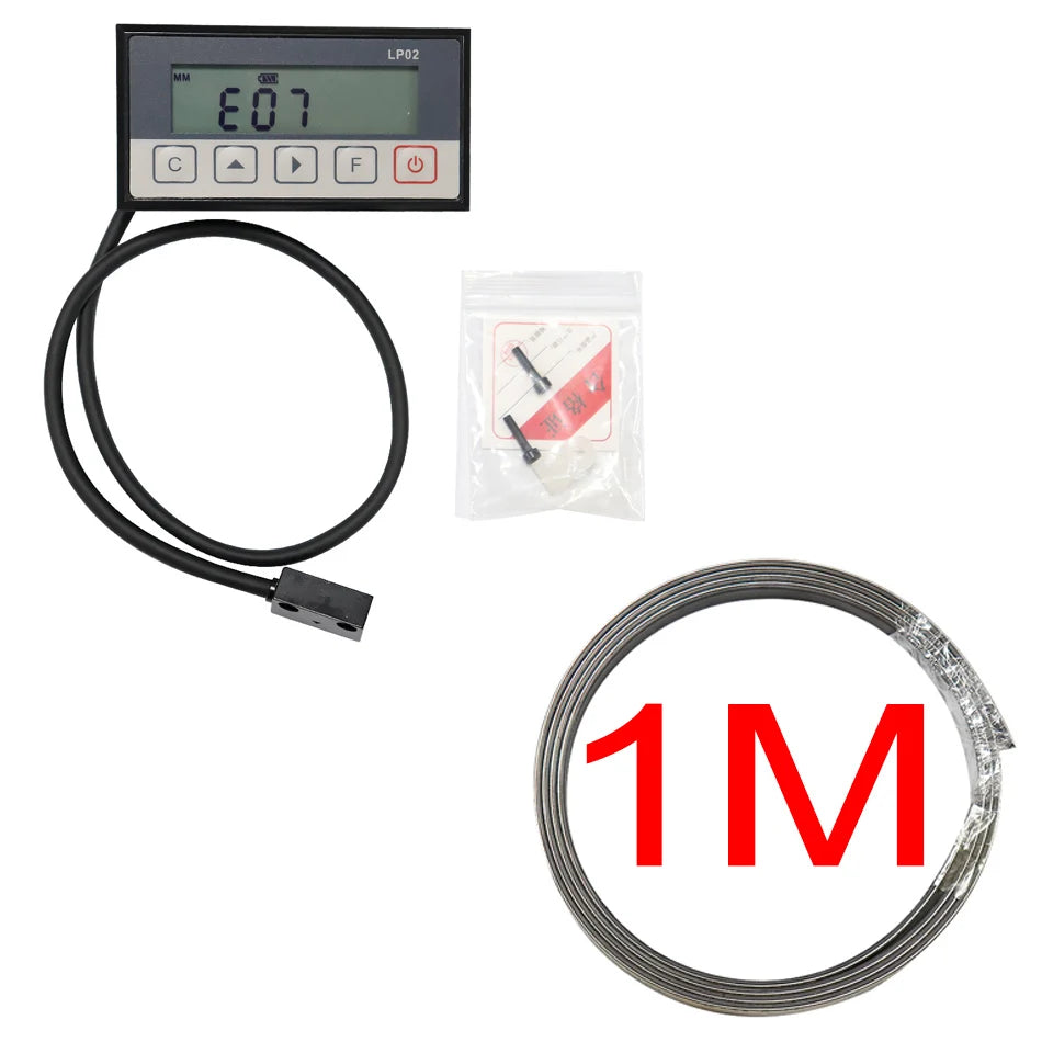 7-Bit LCD Display LP02 Integrated Embedded Magnet Measurement System Magnetic Tape with Stain Belt Profile