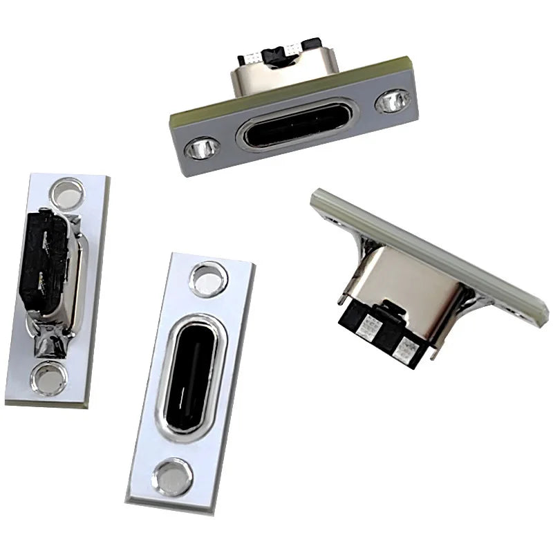 TYPE-C Female Base with Fixed Plate Charging Data Interface USB3.1 Turn the Test Board into 2.54MM Socket