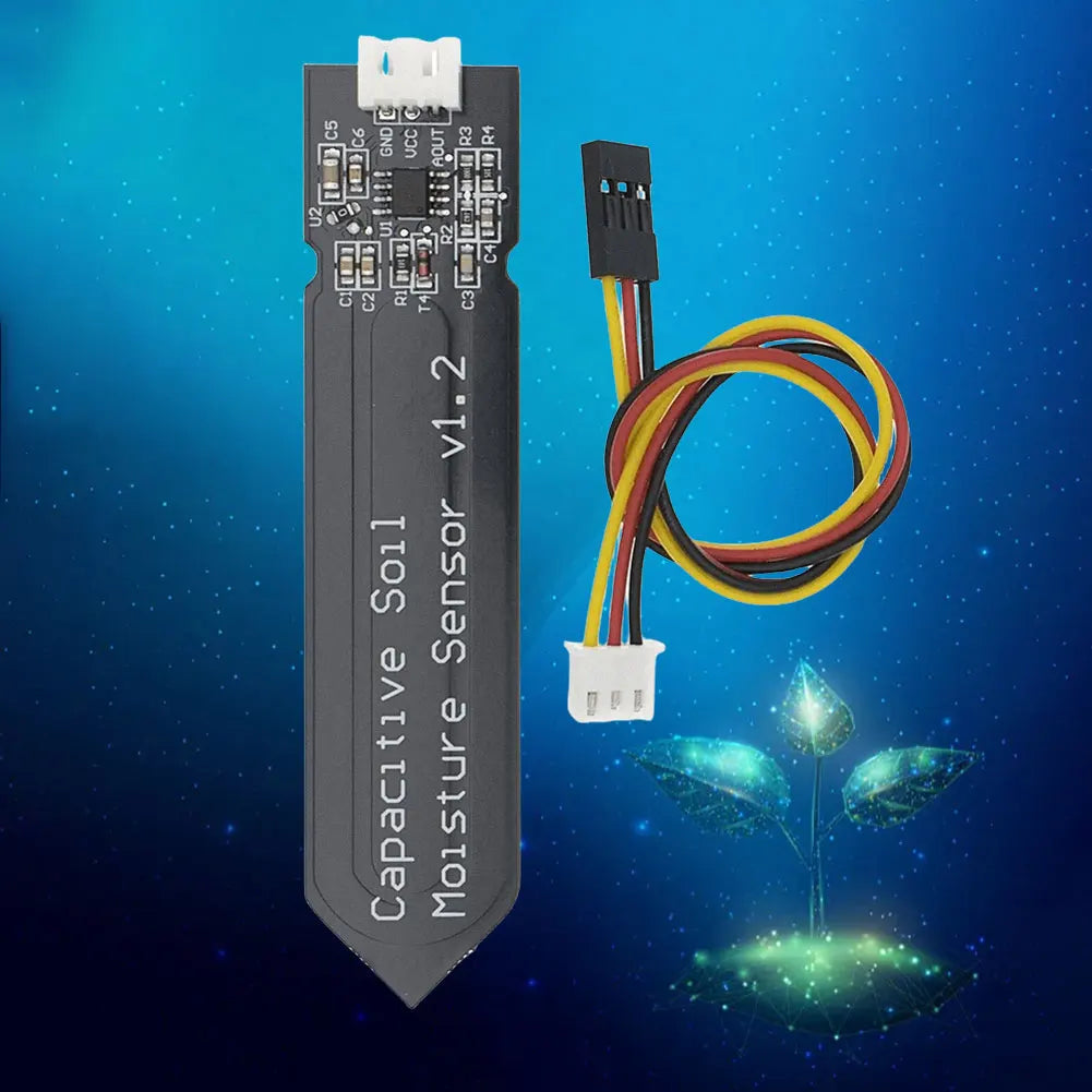 Capacitive Soil Moisture Sensor Module Corrosion Resistant Capacitive Soil Moisture Sensor Board W/ Gravity for Arduino