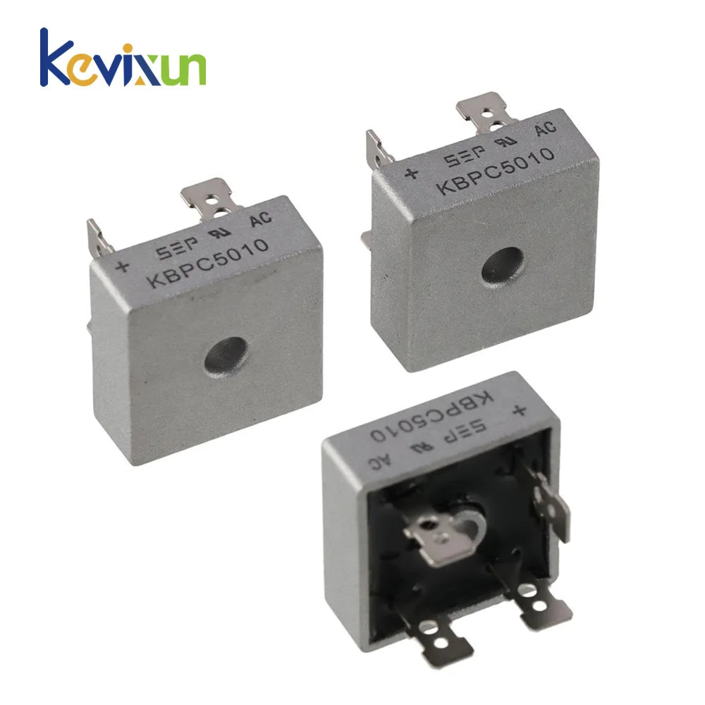 5PCS Diode Bridge Rectifier KBPC5010 KBPC1010 KBPC1510 KBPC2510 KBPC3510 Rectifiers 10A 15A 25A 35A 50A