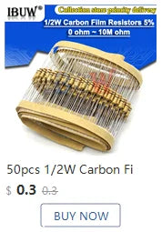 150PCS 300PCS 1/4W 1/2W 1W 2W 3W Resistance 1% Metal Film Resistor Assortment Kit Set 30Kinds Each 5/10PCS 1~750 1K~820K Ohm