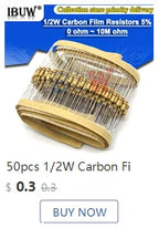 150PCS 300PCS 1/4W 1/2W 1W 2W 3W Resistance 1% Metal Film Resistor Assortment Kit Set 30Kinds Each 5/10PCS 1~750 1K~820K Ohm