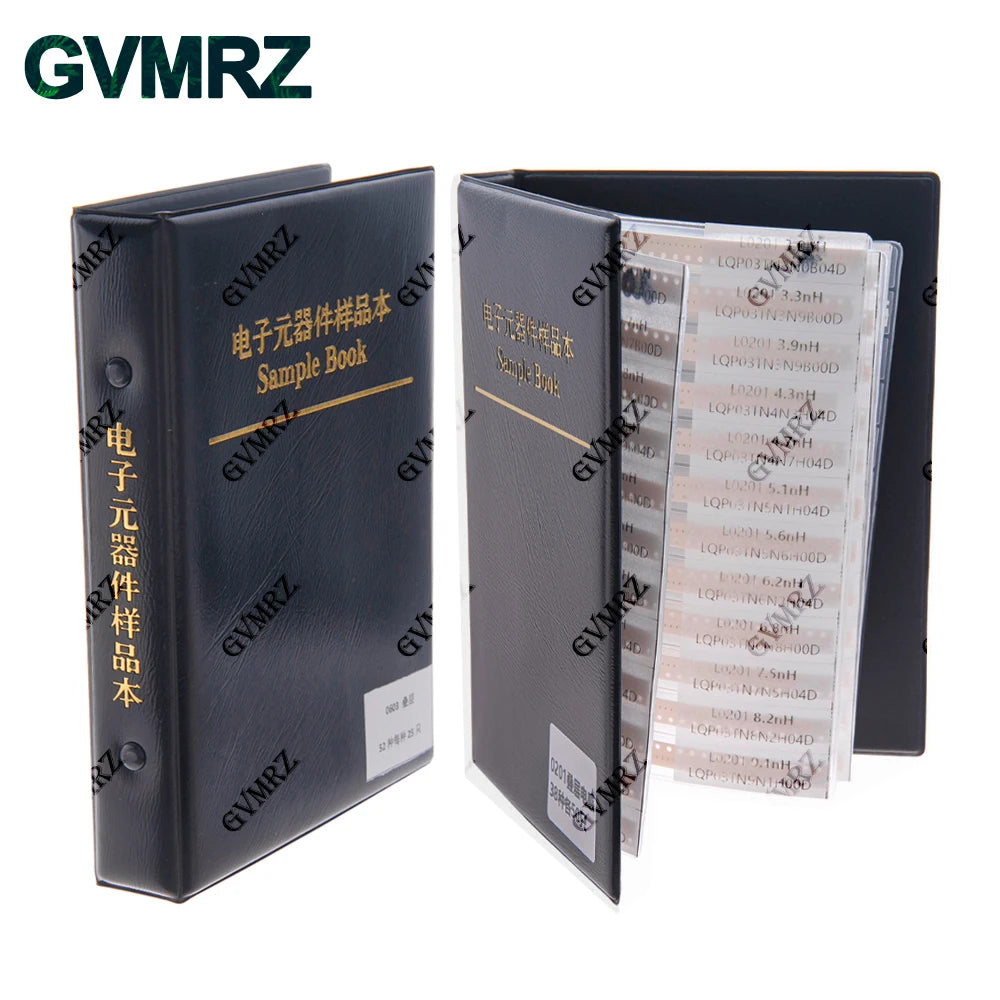 22/38/42/44/52Values 0402 0603 0805 1206 Multilayer Ceramic Inductor  Stackup Inductor SMD Sample Book