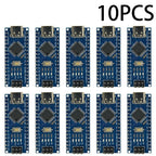 1-10PCS Nano V3.0 ATmega328P/PB CH340 USB Module, Mini Arduino Compatible Board with Bootloader for DIY Electronics Projects