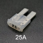 50/10pcs Mini M2 Car Fuse Long Foot Insert 5A 7.5A 10A 15A 20A 25A 30A 32V Micro 2 Long Foot Auto Fuse Electric