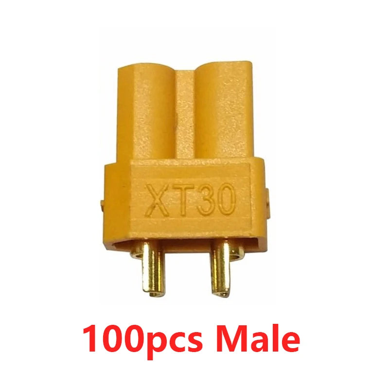 50pair/lot RC XT30 XT 30 Female Male Bullet Connectors Plug For RC Lipo Battery ESC Motor DIY Connector Toy Wholesale