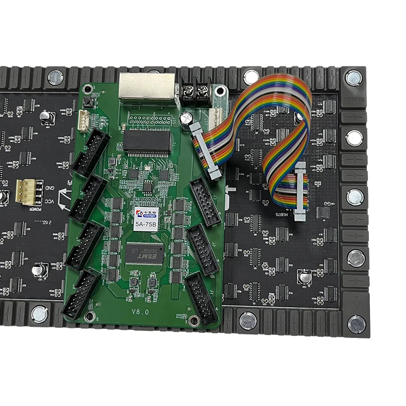 LED Display 16P 16 Pin Flat Cable 20cm 40cm 60cm 80cm 100cm Pure Copper Flat Ribbon Data LED Module Receiver Cable Signal Cable