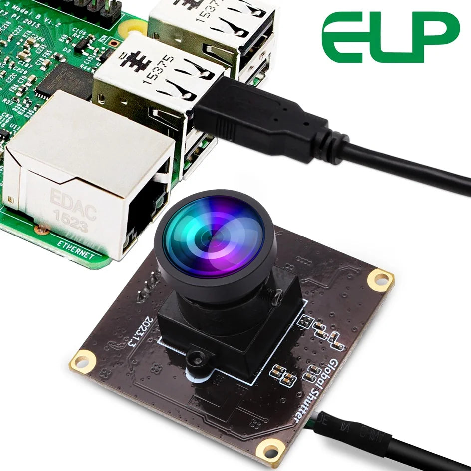 ELP 1200P 90fps Global Shutter USB Camera Module 2MP 1080P 90fps Aptina AR0234 UVC Mini USB Webcam Board for Face Recognition