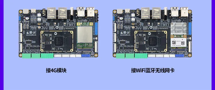 Wildfire Luban Cat 3 Single-Board Computer, Rockchip RK3576 Development Board, Linux & Android AI Board with BTB Connector