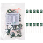 180PCS=18value*10PCS Polyester film capacitor Assorted Kit contains 2A104J 2A332J 2A472J 2A103J 2A333J 2A473J 2A563J 2A223J