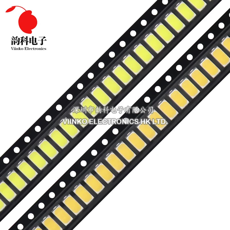 SAMIROB 100pcs/Lot 0805 SMD LED White Ice Blue Red Blue Yellow Green Orange Warm White Pink Purple RGB 2012 Light Emitting Diode