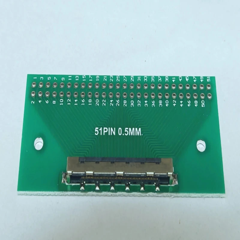 1pcs 51pin Lvds Adapter Board 0.5mm Pitch To 2.54mm Lcd Screen Adapter Lcd Test Board